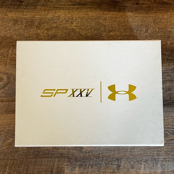 Under Armour Curry 4 x Shoe Palace 25th Anniversary Gold Black Red - Picture 11 of 13